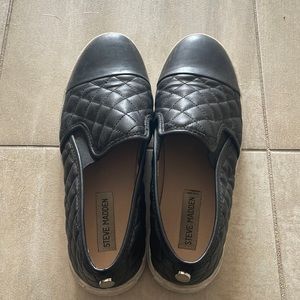 Black slip in Steve Madden shoes